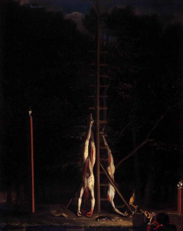 After Jan de Baen The corpses of the brothers De Witt oil painting image